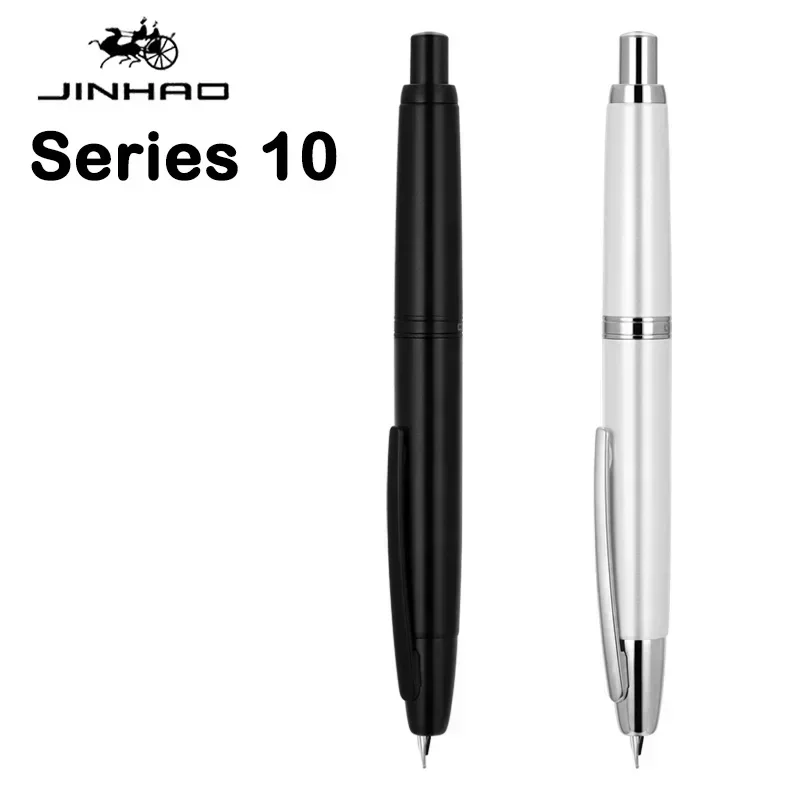 JINHAO 10 перьевая ручка выдвижная металлическая EF F для письма с конвертером