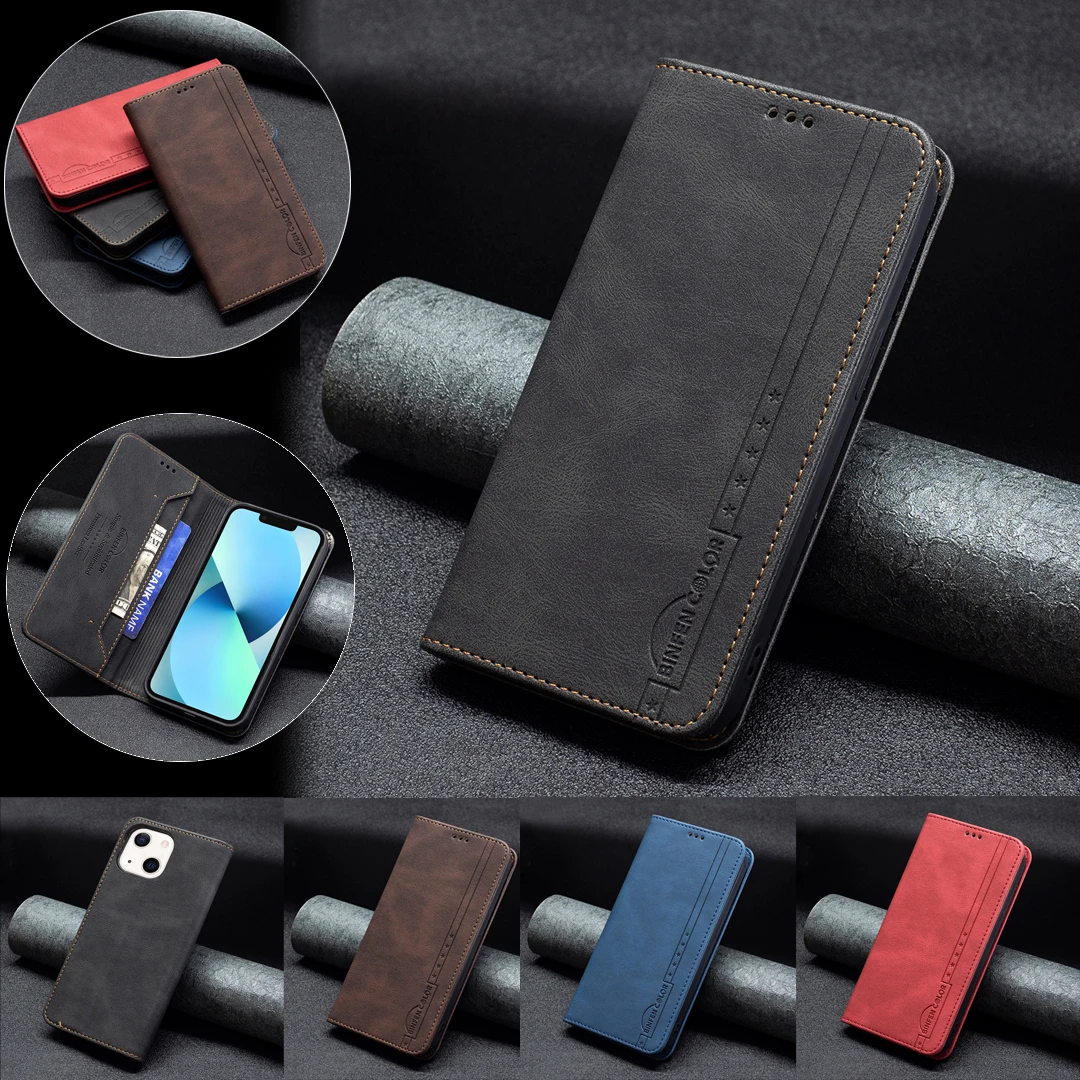 

Кожаный чехол-книжка для Google Pixel 6 Pro 2022 FO6