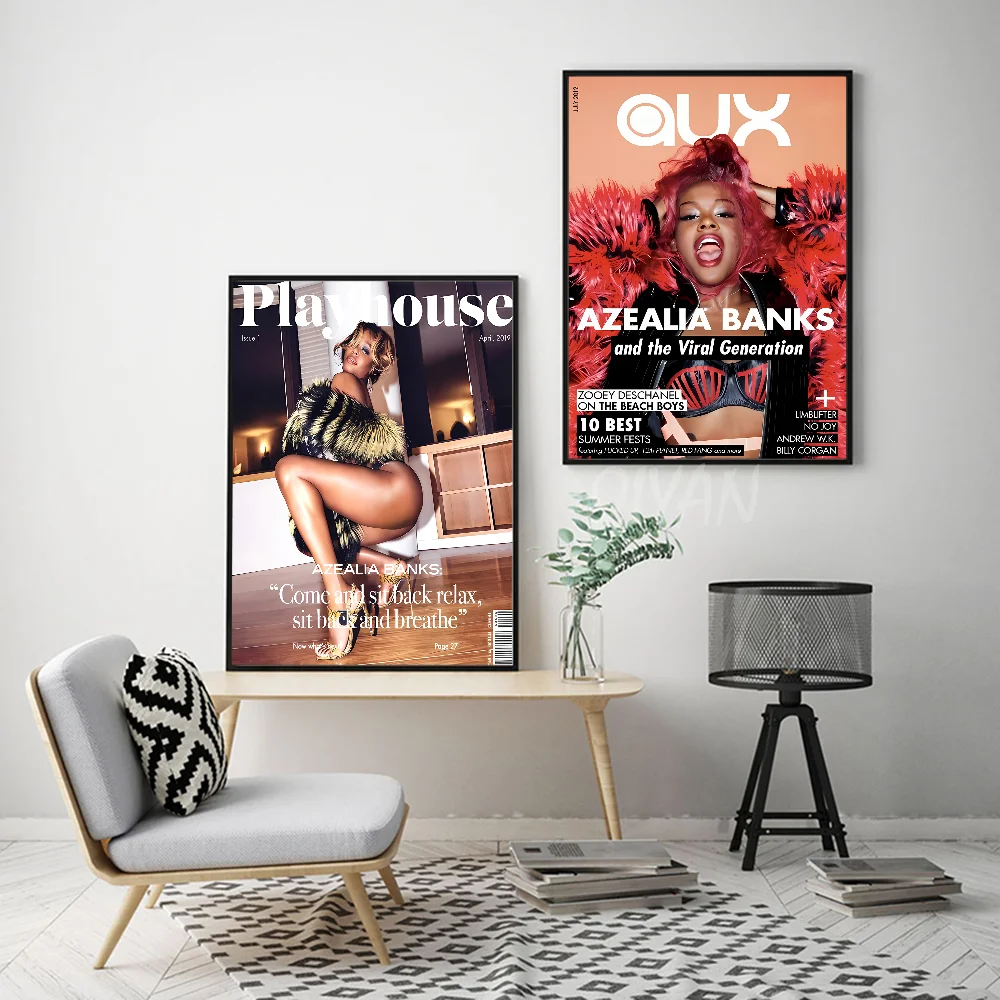 A-Azealia B-Banks плакат наклейки художественные настенные фрески Декор игровой комнаты