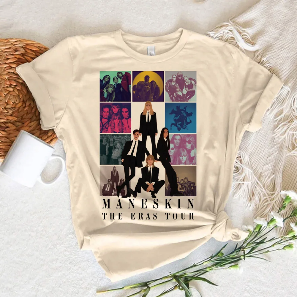 Женская футболка Maneskin Y2K для девушек 2000s