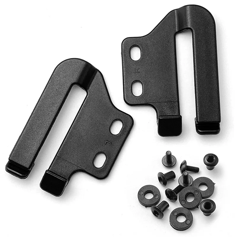 

1Pair Kydex IWB Holster Clips K Sheath Waist Clip Accessories Kydex Knife Scabbard Waist Belt Clamp Parts with Screws