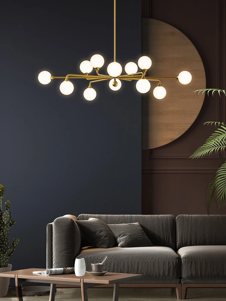 Скандинавская люстра светильник Спутник стеклянный шар волшебные лампы в виде
