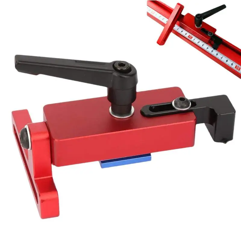 

T-slot Stops Aluminum Alloy Chute Locator 45 Type DIY Sliding Chute Backer Woodworking Hand Tools Accurate Length Limit Device