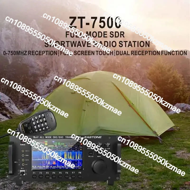 ZASTONE ZT7500 SDR Коротковолновый трансивер HF LF 6M VHF UHF DDC DUC Всережимное мобильное радио 20