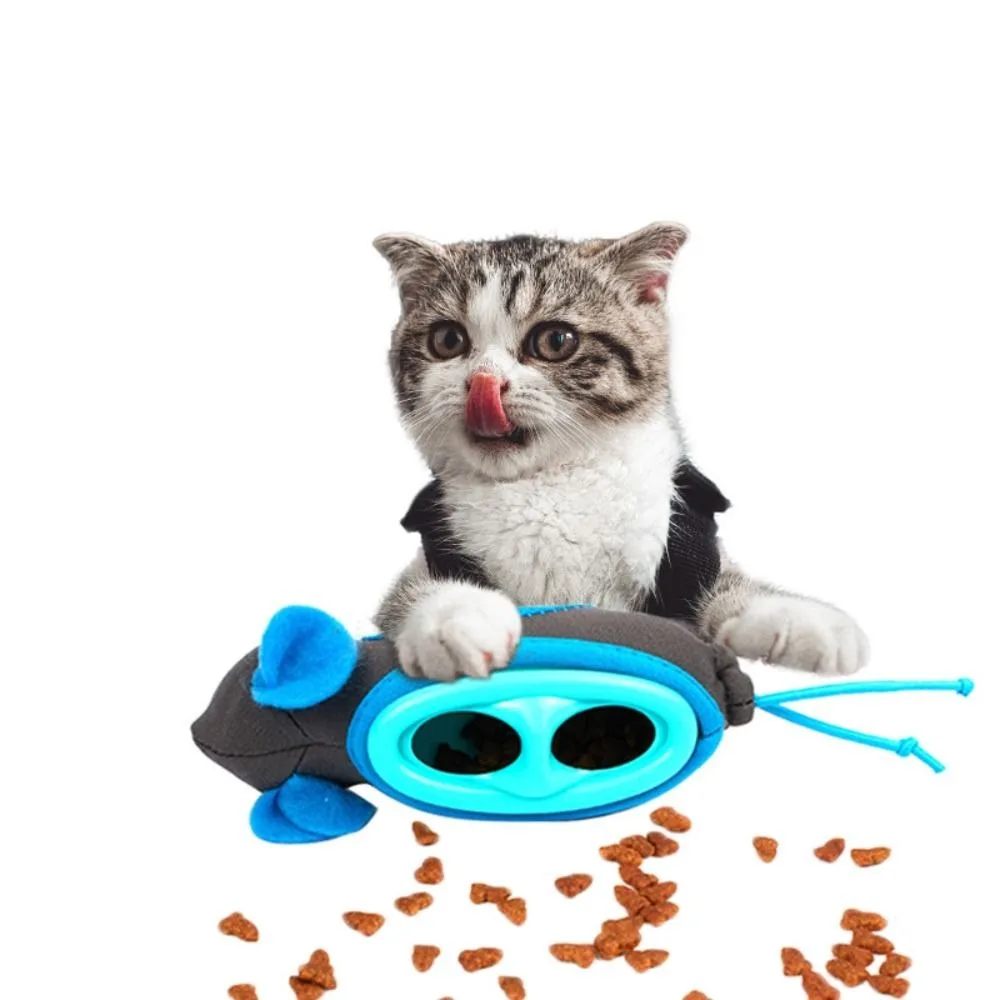 

5pcs Blue Cat Toys Cloth Catching Toy Indoor Hunting Leakage Food Toy for For Cats Indoor Search Hunt Play