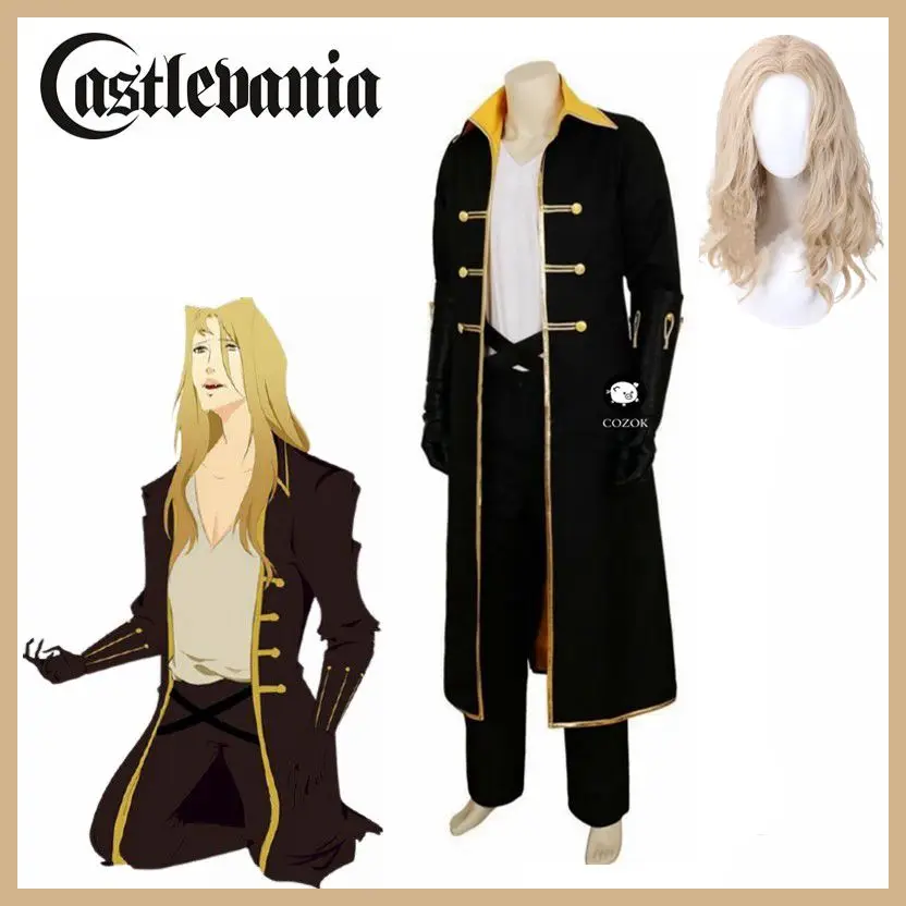 Костюм Алукарда и Сифы из Castlevania в аниме-версии для косплея на Хэллоуин.