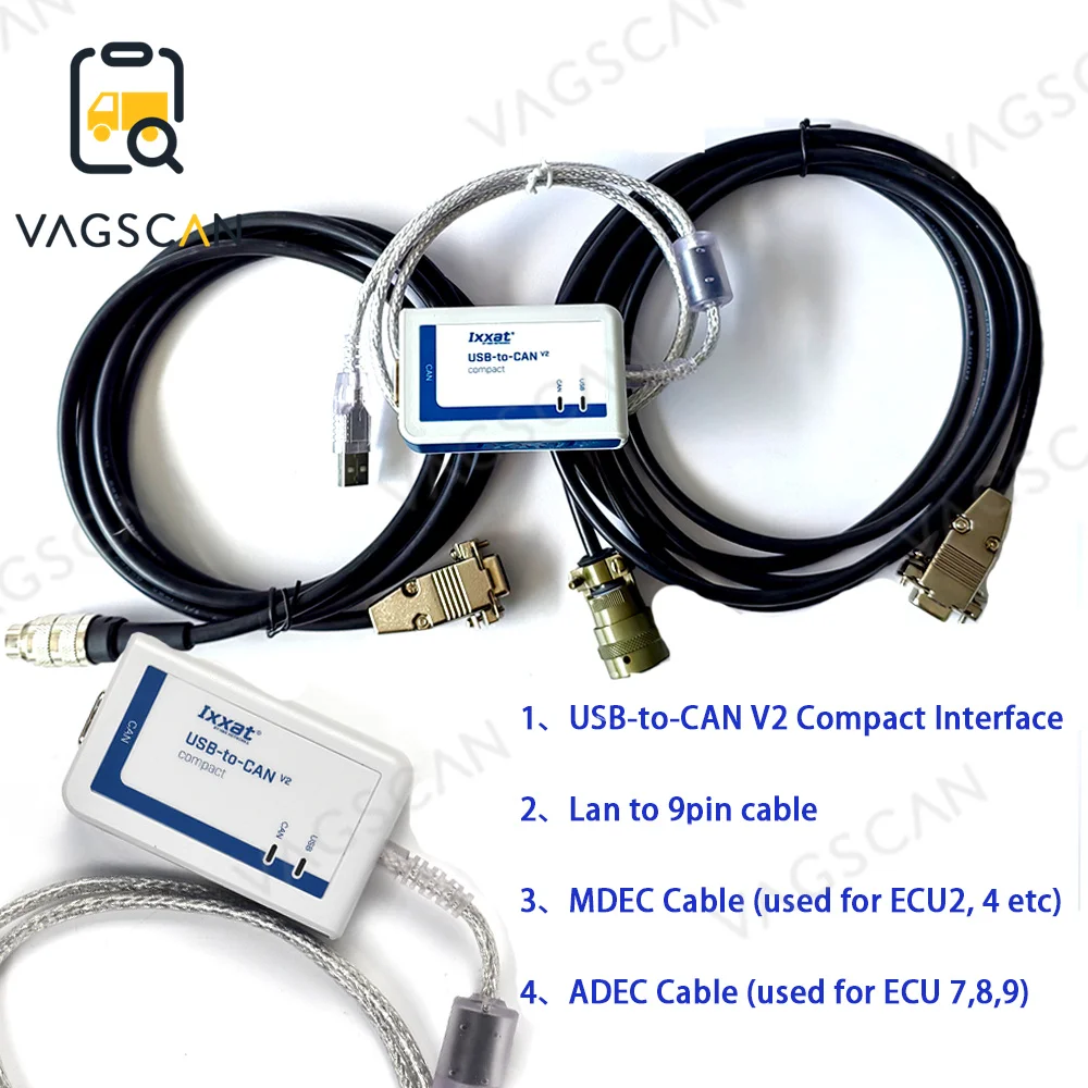 

For MTU Diagnostic kit with software Diasys 2.72 Diagnostic Scanner MEDC ADEC Full Kit for MTU Diasys + ADEC + MEDC cable