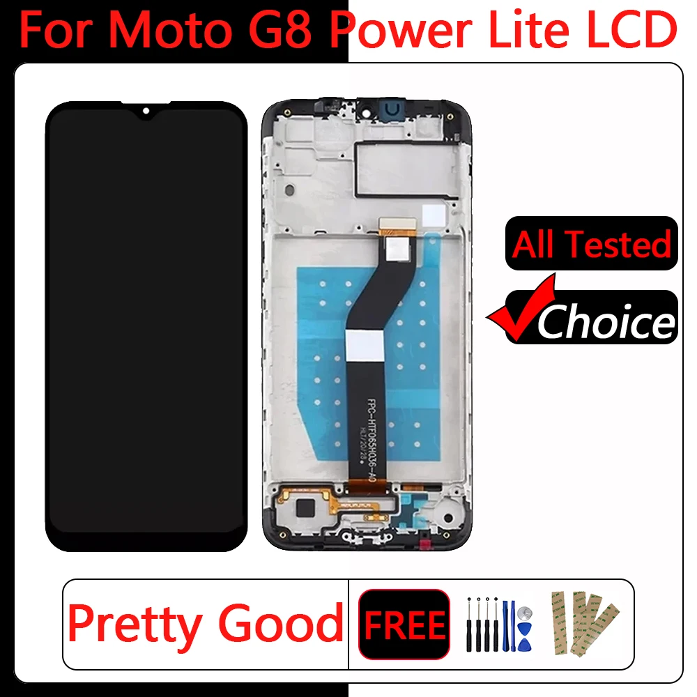6 5-дюймовый ЖК-экран Для Motorola Moto G8 Power Lite С Рамкой И Емкостным Дигитайзером