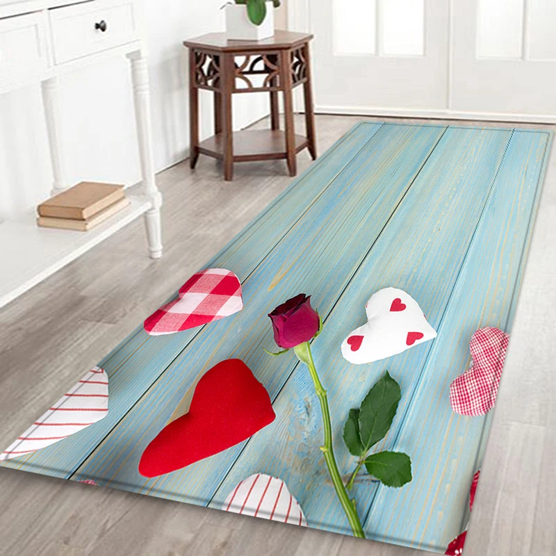 Противоскользящий кухонный коврик под дерево подстилка входную дверь домашний