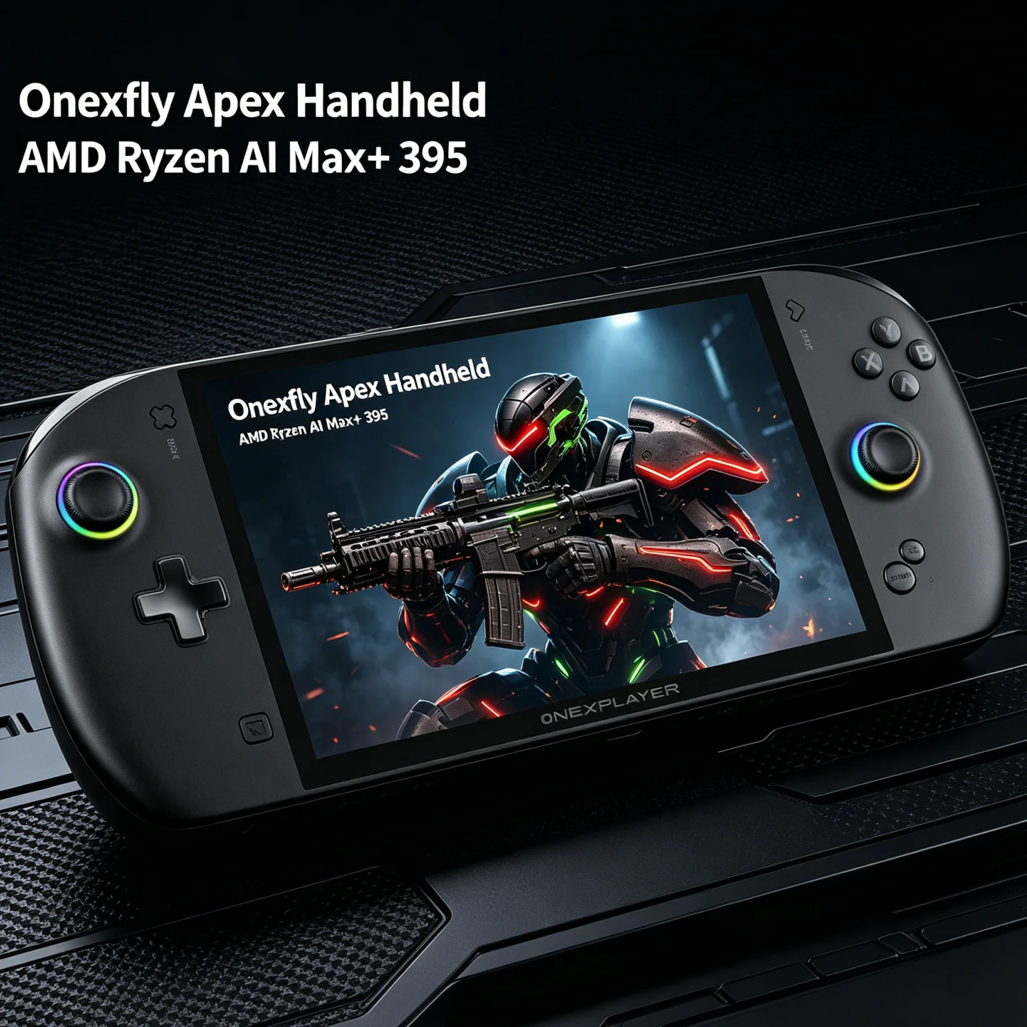 Фото Портативный игровой дисплей Onexfly Apex 8 дюймов премиум-класса с AMD Ryzen AI Max+ 395, 96 ГБ LPDDR5, M.2 2280 PCIe 4.0, 2 ТБ, 2026 №4