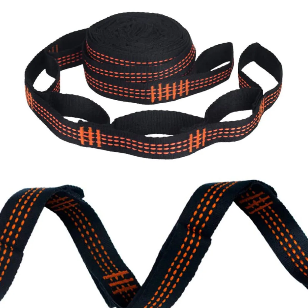 

2 Pieces Hammock Straps High Load Bearing Suspension Hanging Belt Tree Yoga Accessory Outdoor Hiking Backpacking