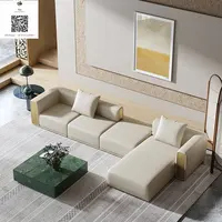 High Quality Modern Leisure Sofa Living Room Home Furniture Combination Sofa Leather Luxury Sofa Sofa Set Furniture Living Room