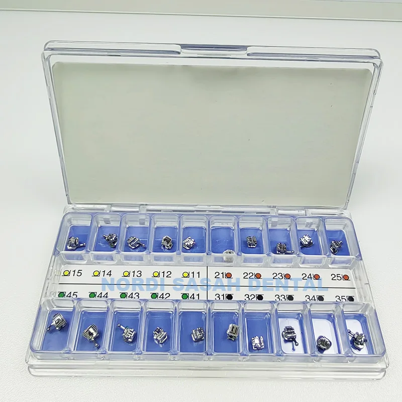 1 коробка ортодонтический металлический самолигирующий кронштейн для зубов 0 022