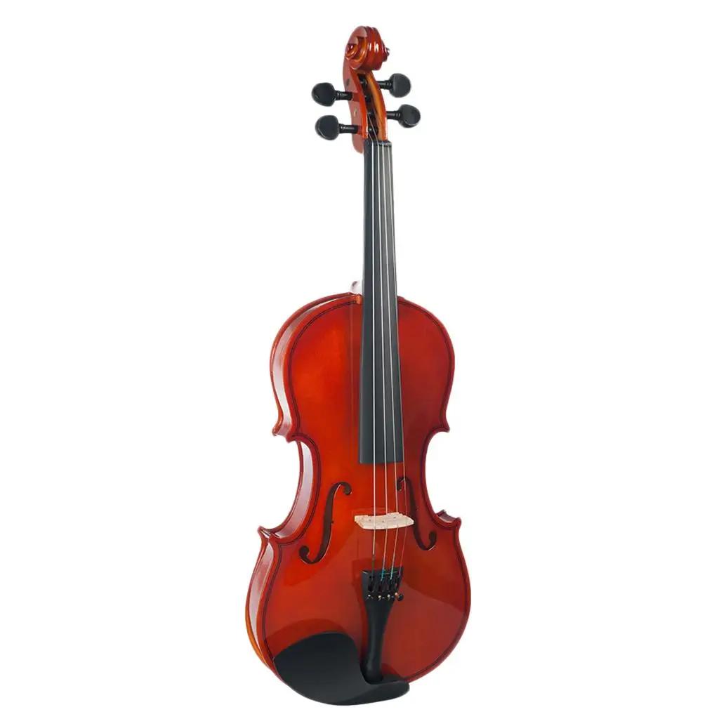 

Natural /8 Size Basswood Violin + Case + Bow + Rosin for Kids Gifts