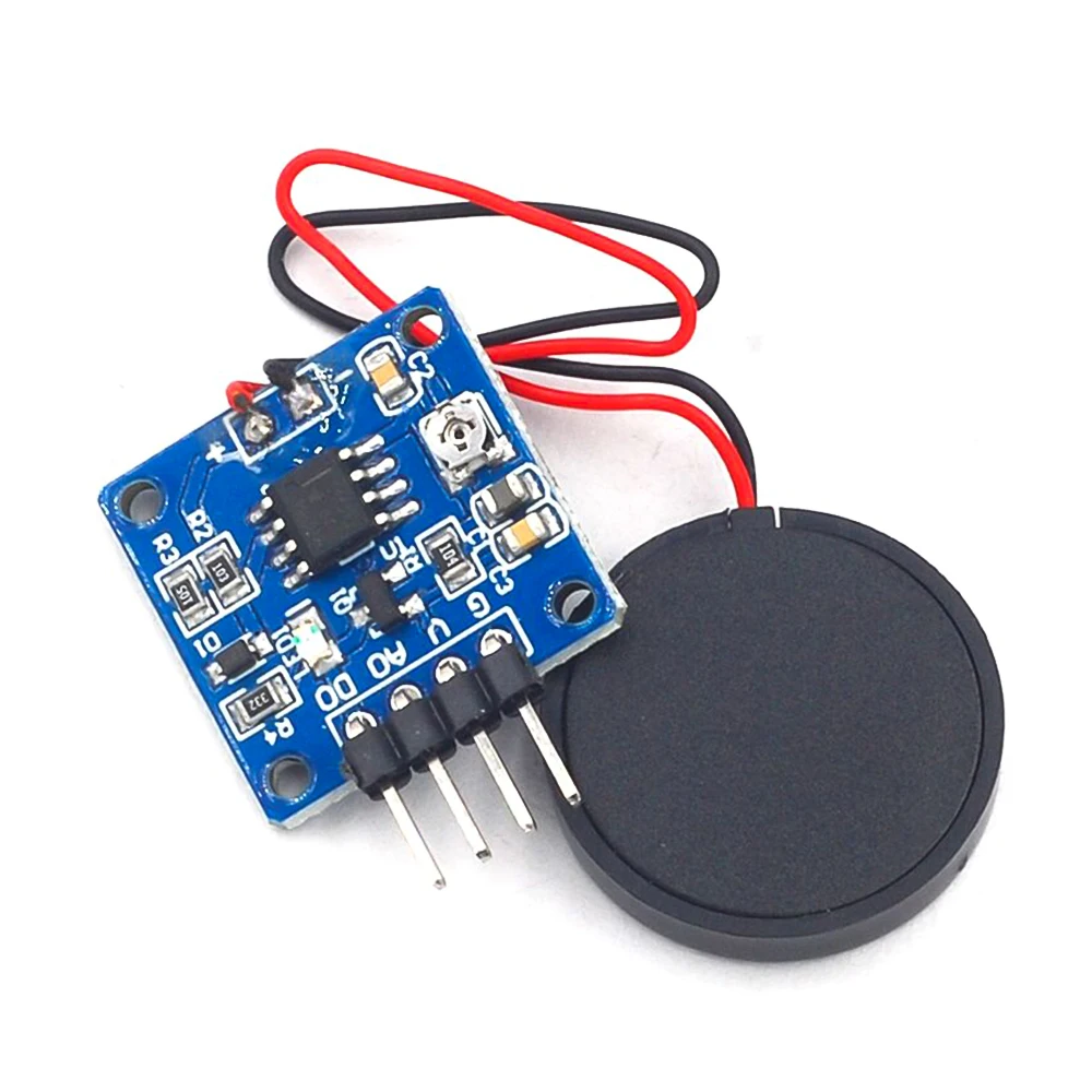 

Vibration Switch Sensor Module Piezoelectric Vibration Tapping Sensor Module Vibration Switch Module 5.0V DC AD/DO