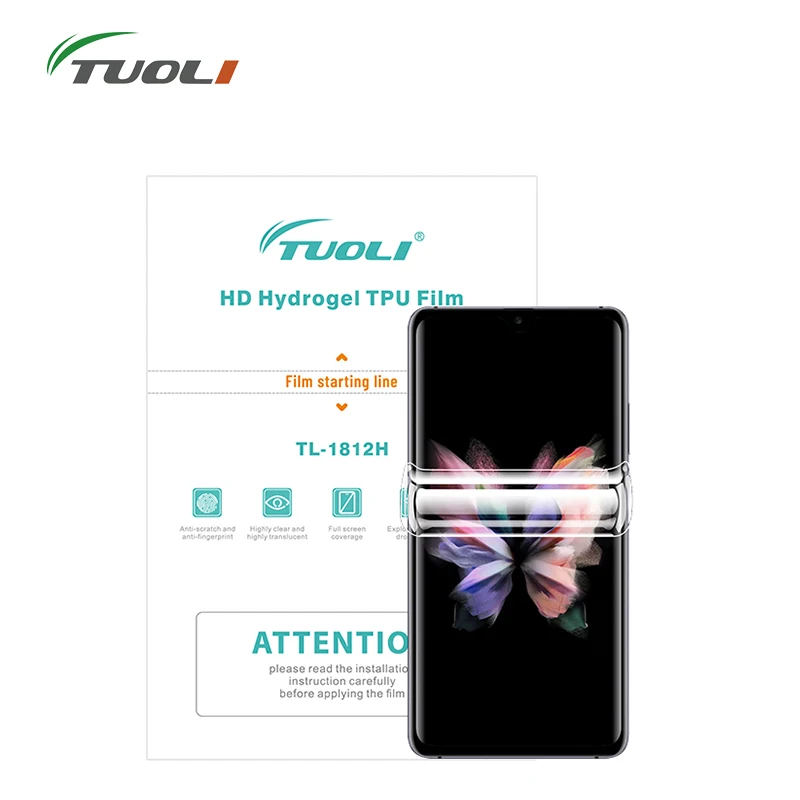 

50Pcs TPU Soft Flexible Hydrogel Film TUOLI Sheet Mechanic Curved Screen Protector Foil For TL168 TL568 Cutting Machine Plottter