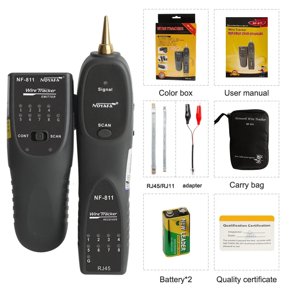 

NOYAFA NF-811 Тестер сетевого кабеля