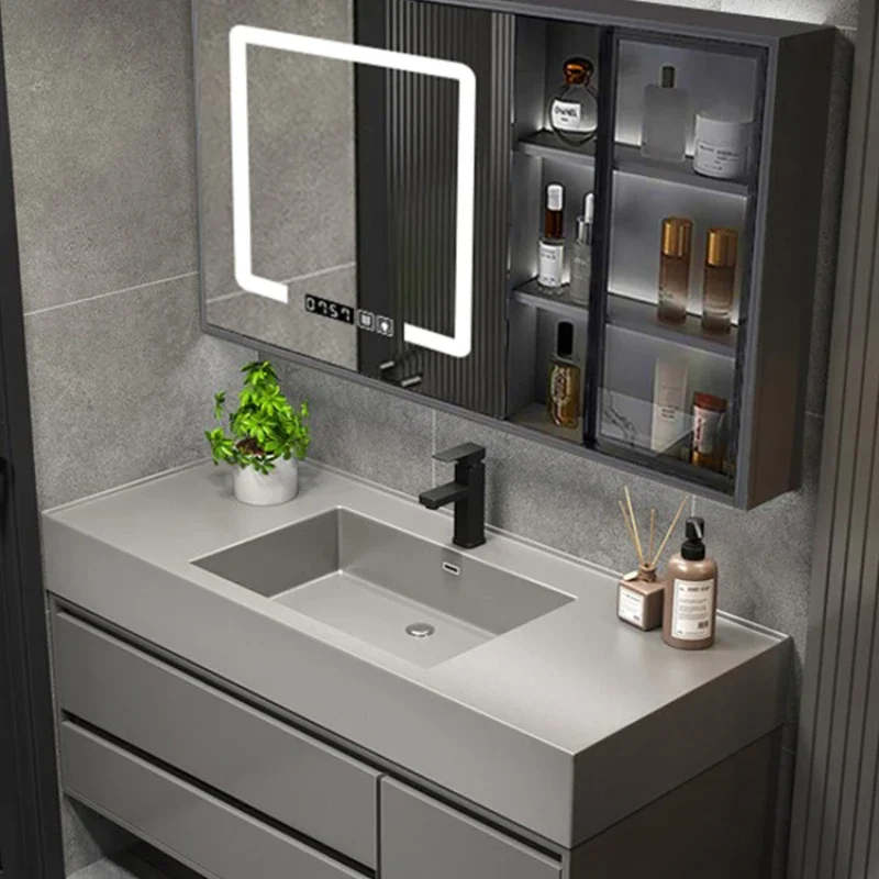 Шкафчик для хранения вещей шкаф ванной комнаты мебель современная полка