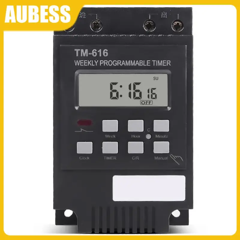 

2/3/5 шт. 220 в 230 В переменного тока переключатель времени переключатель реле Tm616 30a цифровой таймер переключатель программируемый таймер на неделю
