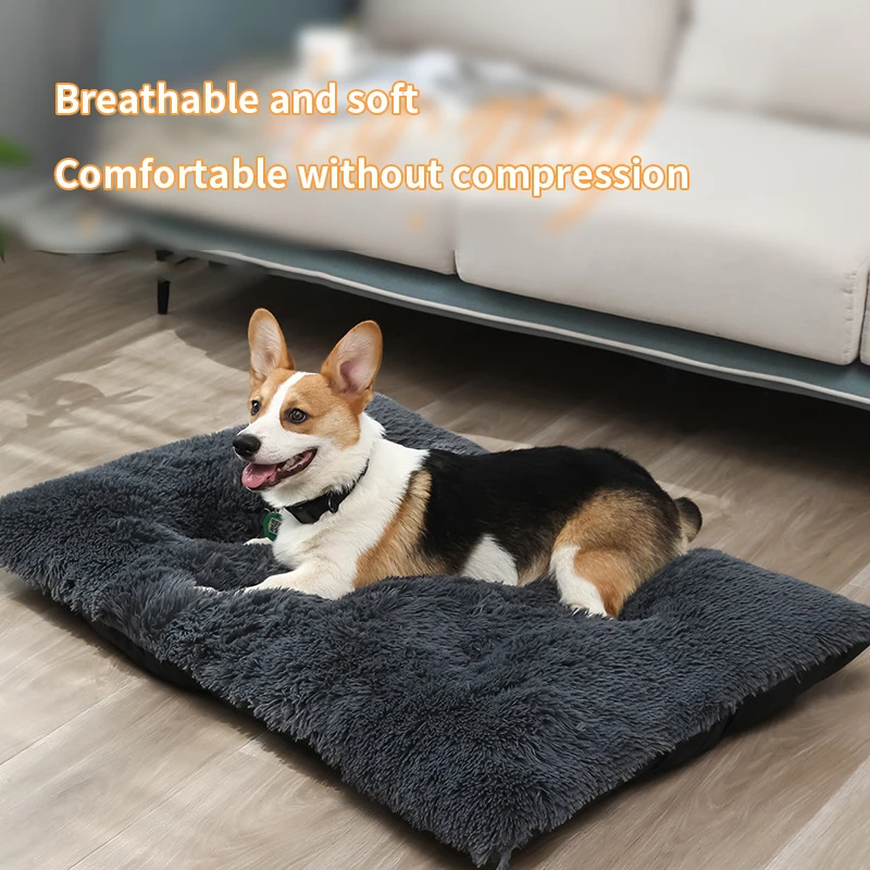 

Pet Mat Dog Mat Plush Winter Warm Sleep Pet Mat Dog Bed Comfortable Cat Kennel Kennel Pet Supplies Cat Mat Dog Accessories
