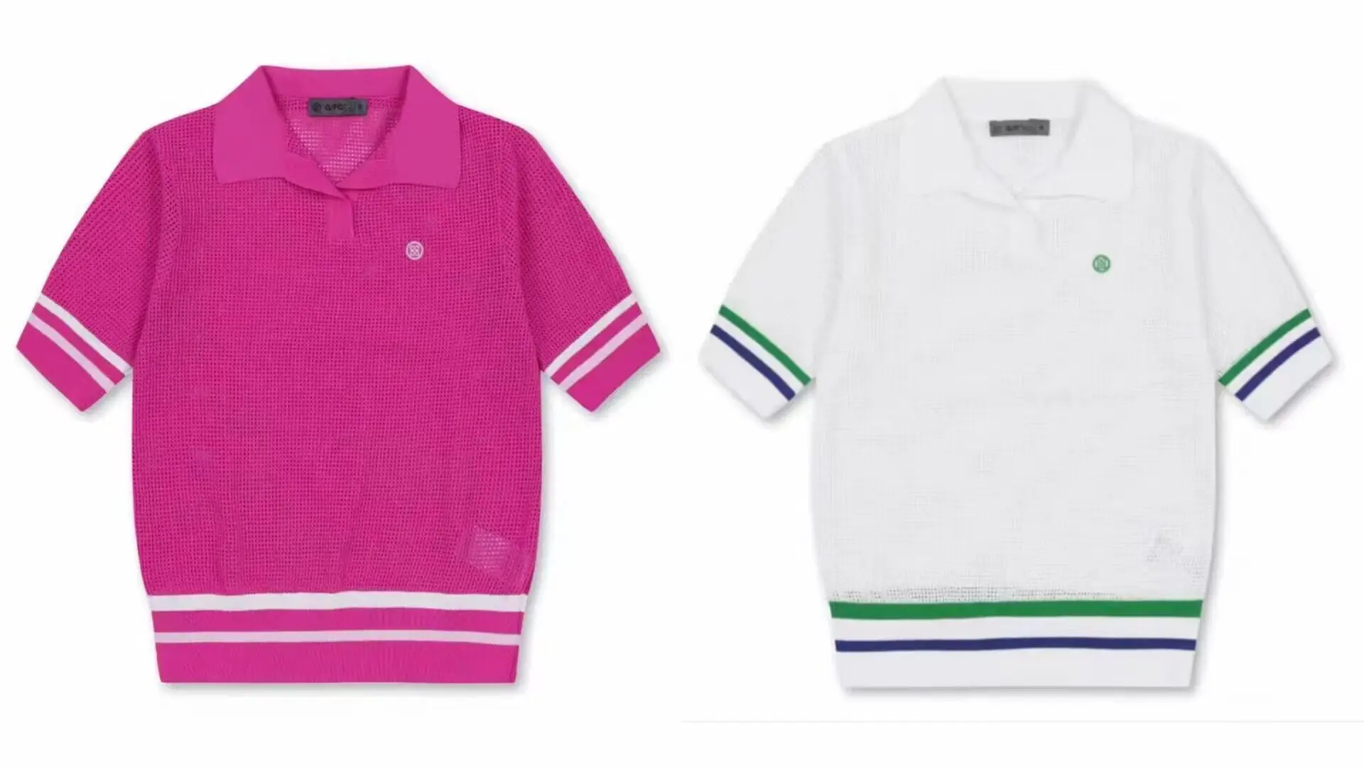 

Golf Wear for Women ladies 23 summer round neck breathable Golf Polo knite