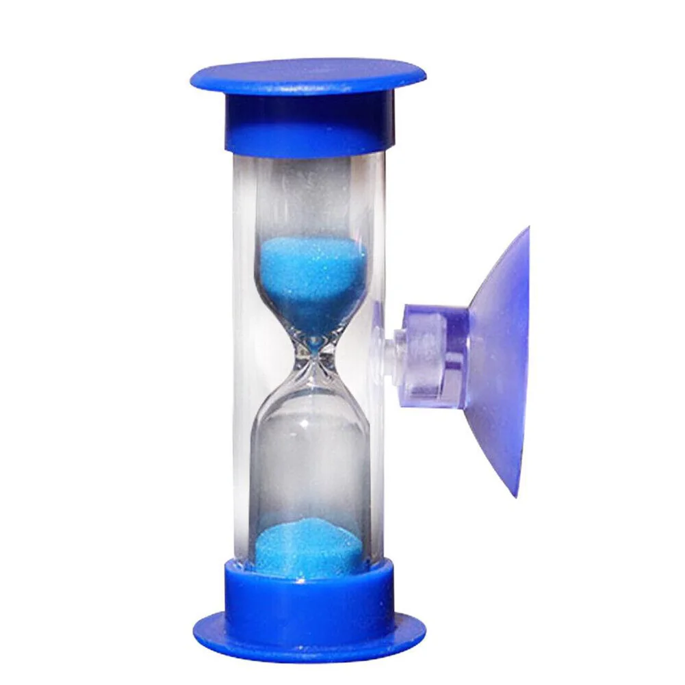 

3 Minute Blue Hourglass Shower Timer No Battery Sandglass Sand Clock Tooth Brushing Timer Children Supplies Home Decor