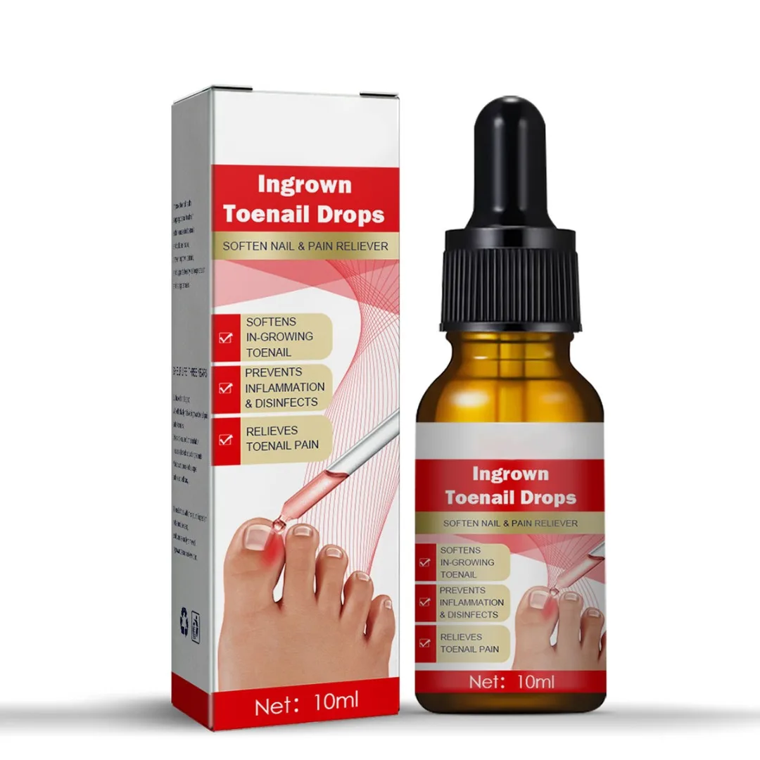 

1 Pc 10ml Ingrown Toenail Drops Essential Oil Pain Reliever Treatment Softener Healthy Nail Care Repair Liquid Foot Care Tool