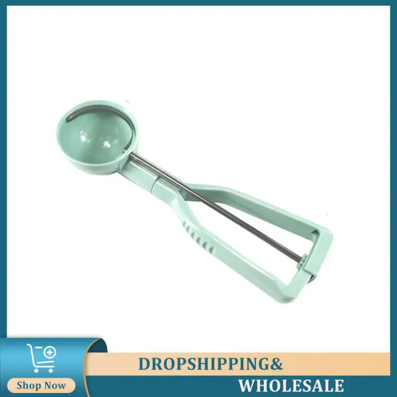 

Ice Cream Spoon Anti-freeze Handle Fruit Ball Digger Plastic Kitchen Accessories Cream Dipper Dual-purpose Fruit Ice Ball Maker