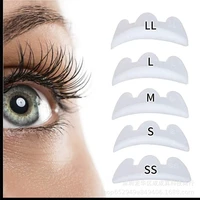 5 pairsbag eyelashes perming rods silicone 3d eyelash lift cilia curlers curl shields pads eyelash perm pads