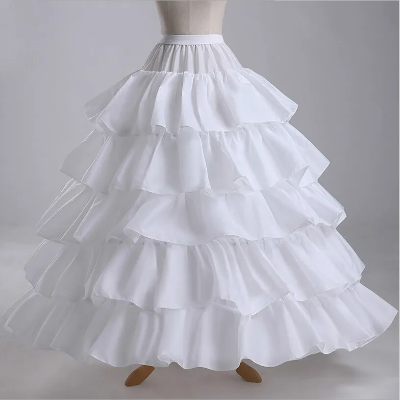 

4 Hoops 5 Layers Ball Gown Petticoats Black Petticoat Crinoline Underskirt Big Ruffle Wedding Accessories Tulle Underskirts 2023