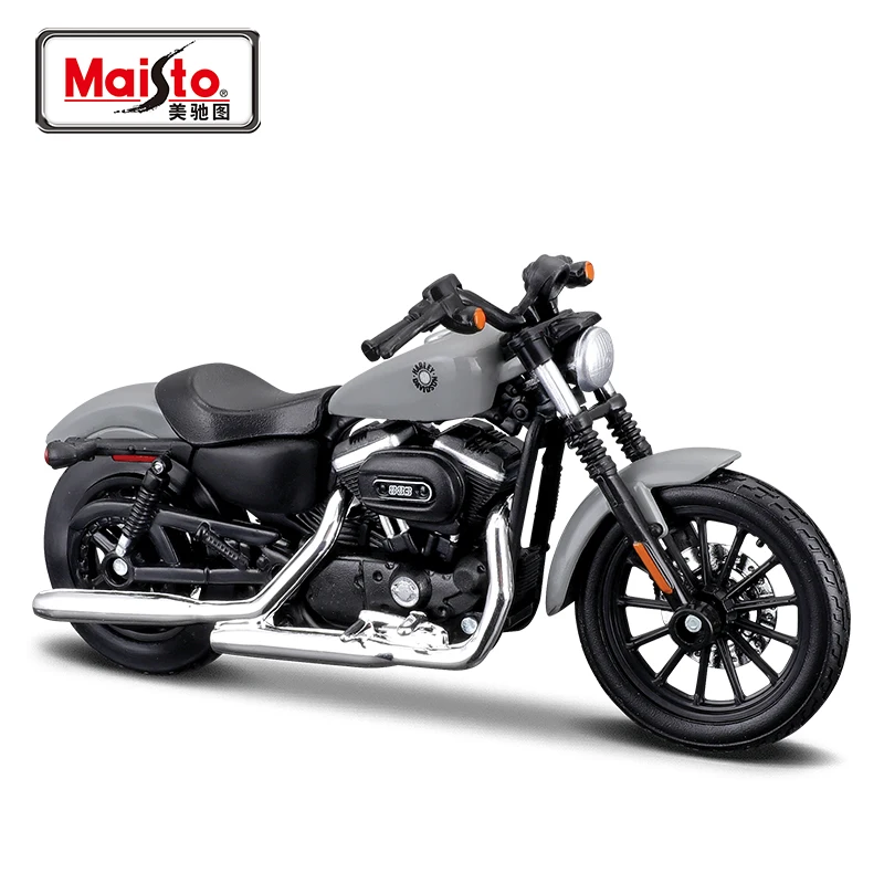 Maisto 1:18 Harley-Davidson 2022 Sportster Iron 883 Die Cast Vehicles Collectible Hobbies Motorcycle Model Toys