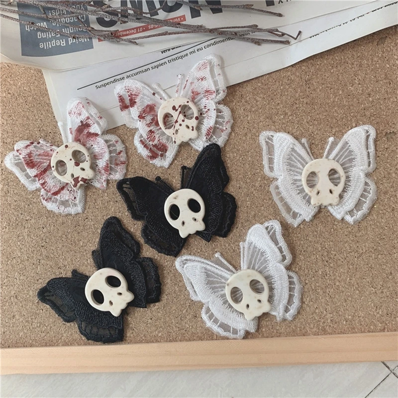 

Elastic Hair Clips Punk Skeleton Hairpin Ponytail Hair Scrunchies Hair Ropes for Girls Hair Accessories