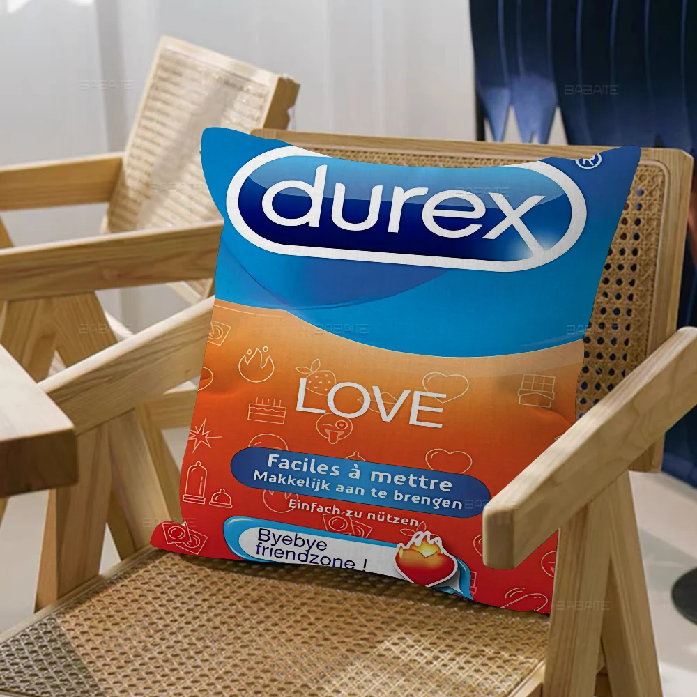 Сексуальный бренд презерватива D-Durexes кленовый дизайн чехол для подушки