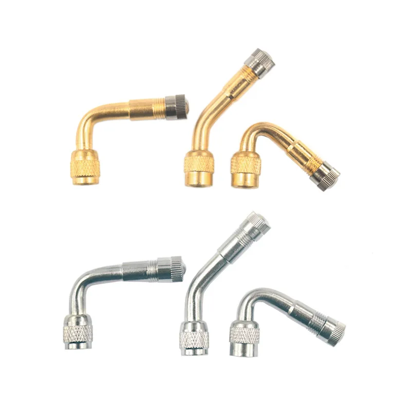 

1PC 45/90/135 Degree Air Tyre Valves For Truck Motorcycle Cycling Accessories Adapter Car Valve Extension Stem Brass High qualit