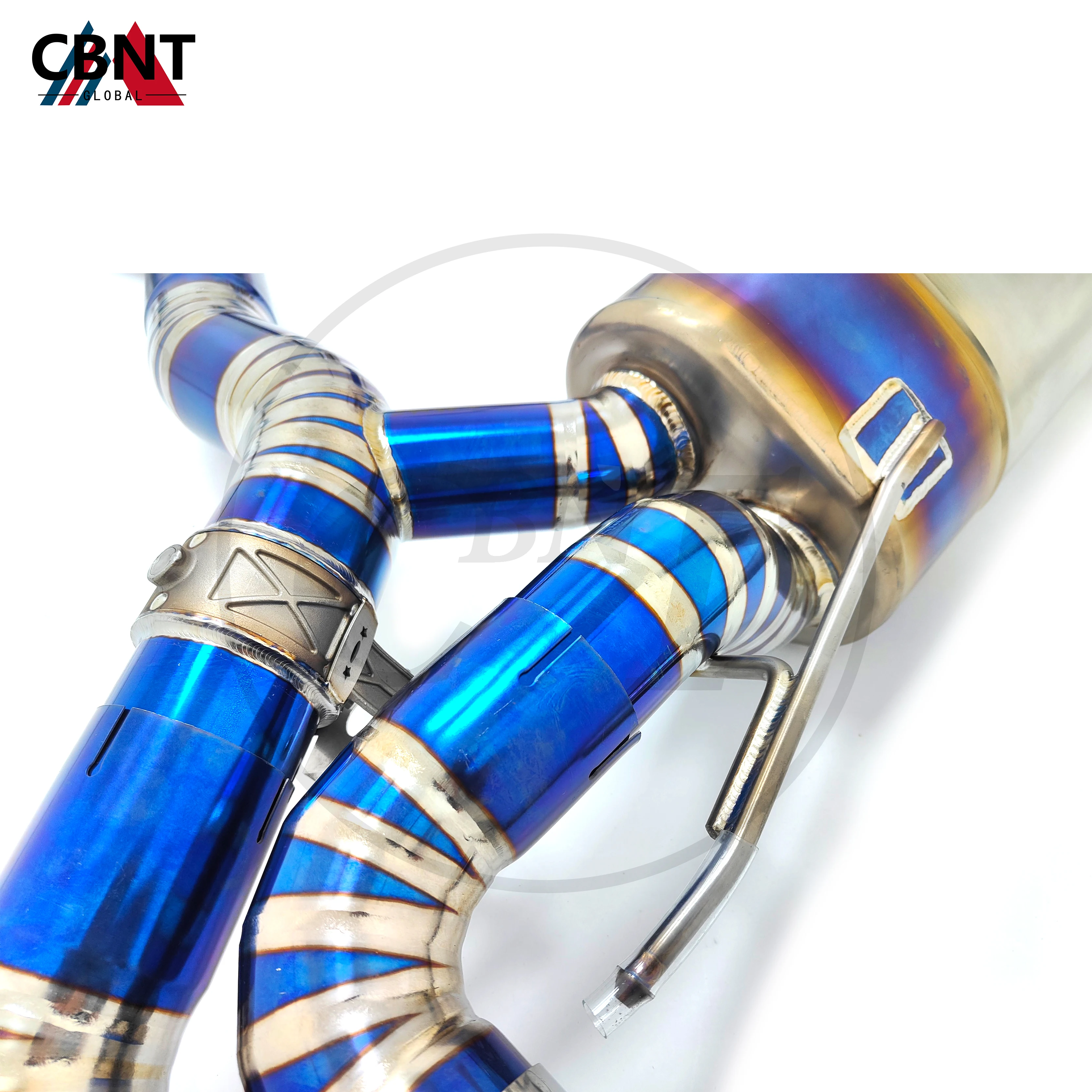 suwana rura wydechowa CBNT Catback do BMW F90 M5 4.4T 2019-2023 wysokiej jakości tytanowy tłumik układu wydechowego z zaworem