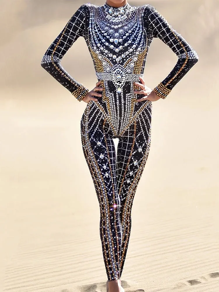 Блестящие яркие Костюмы Showgirl для выступлений, модный ночной клуб ...