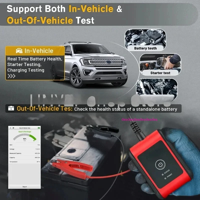 Инструмент анализа автомобильной батареи и электросистемы Bt506 подходящий для