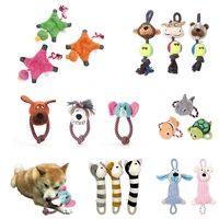 dog squeaky toys pets chew toy animal shape puppy rope toy plush toy teeth cleaning for small medium large dog pet supplies