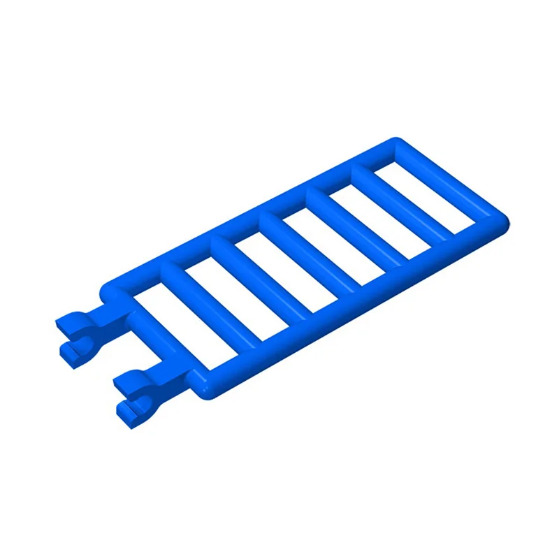 BZB 10Pcs MOC 6020 Bar 7x3 with Double Clips Ladder High-tech Assembly Building Blocks Parts Compatible Accessories Edu Kids Toy - купить по