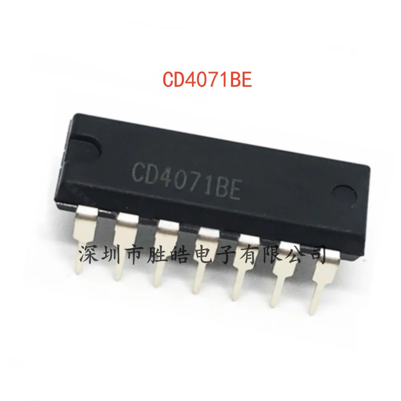 

(10PCS)NEW CD4071BE 4071BE Four, Two Input Terminals or Doors Logic Chip Straight In DIP-14 CD4071BE Integrated Circuit