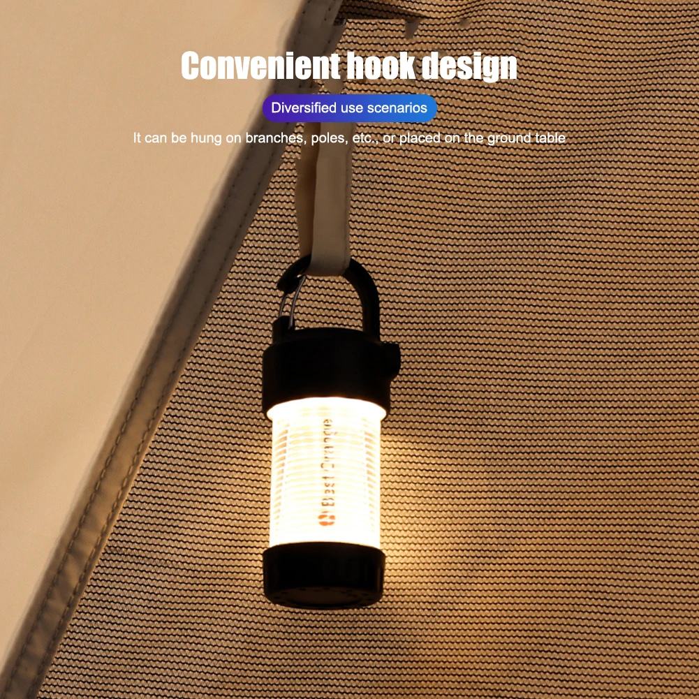 

Chandelier Camping Lamp USB Charging Torch Tent Light Adjustable Outdoor Emergency Lights with Hook Outdoor Equipment