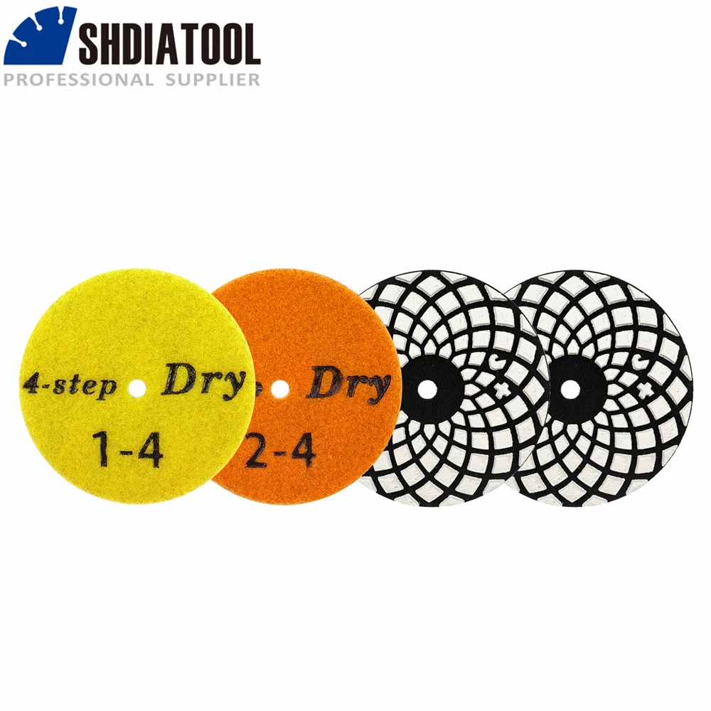 SHDIATOOL 4pcs/set Dia 4