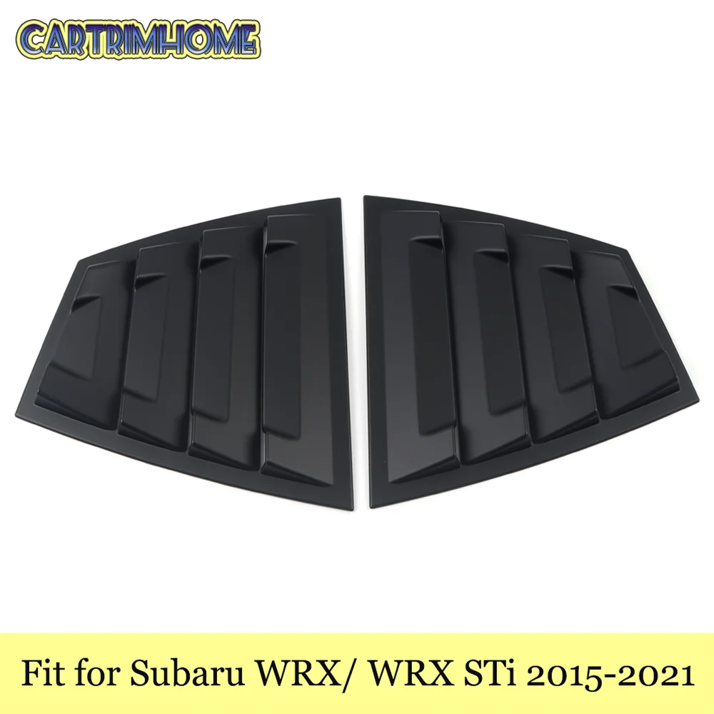 

Car Products Fit for Subaru WRX / WRX STi 2015-2021 Accessories Rear Window Louver Shutter Protector Cover 2pcs Exterior Parts