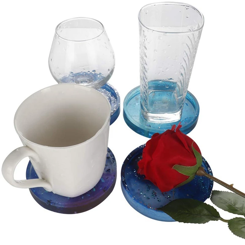 8 упаковок большая силиконовая форма сделай сам с круглыми подставками Диаметр 3