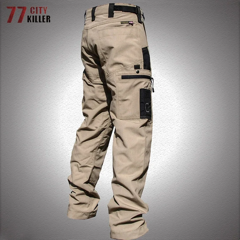 

Waterproof Tactical Pants Men Military Multi-pocket Secret Service Army Combat Trouser Outdoor Wear-resistant Hunting Cargo Pant