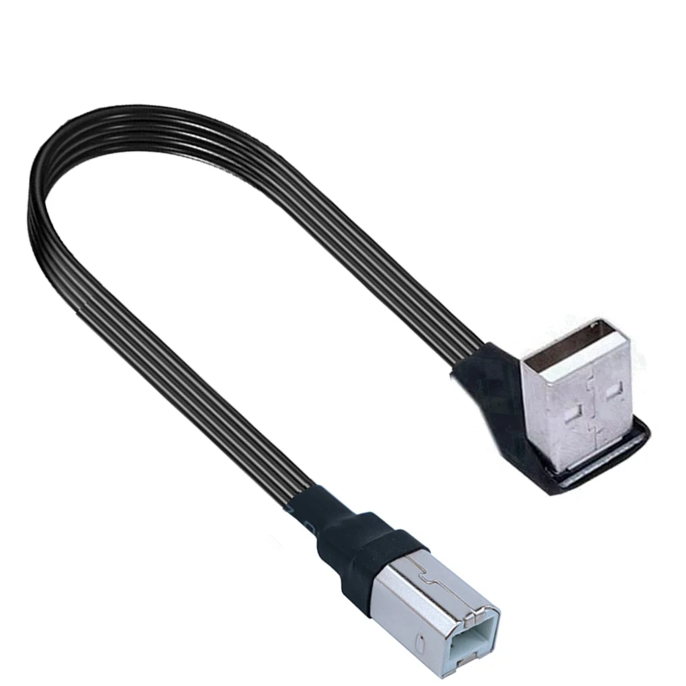 USB 2.0a подключаемый вниз правый левый к b разъем тип bm угловой принтер сканер 90 °