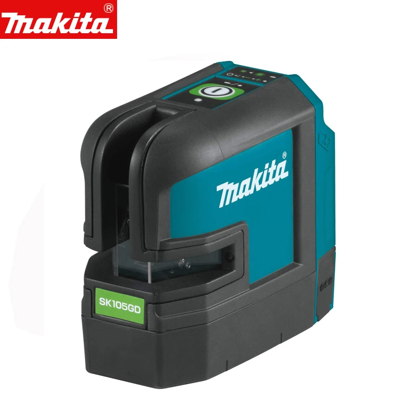 

Makita SK105DZ/SK105GDZ 12 в Max Li-Ion CXT беспроводной самовыравнивающийся перезаряжаемый Красный Зеленый Крест только 2 линии лазерный инструмент