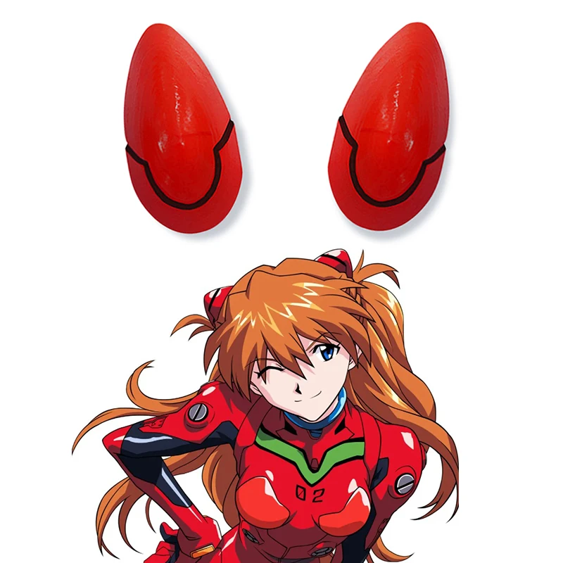 

Заколки для волос аниме Asuka Langley Soryu, аксессуары для волос в японском стиле аниме, аксессуары для волос, красные шпильки, белая одежда для волос, реквизит для вечеринки