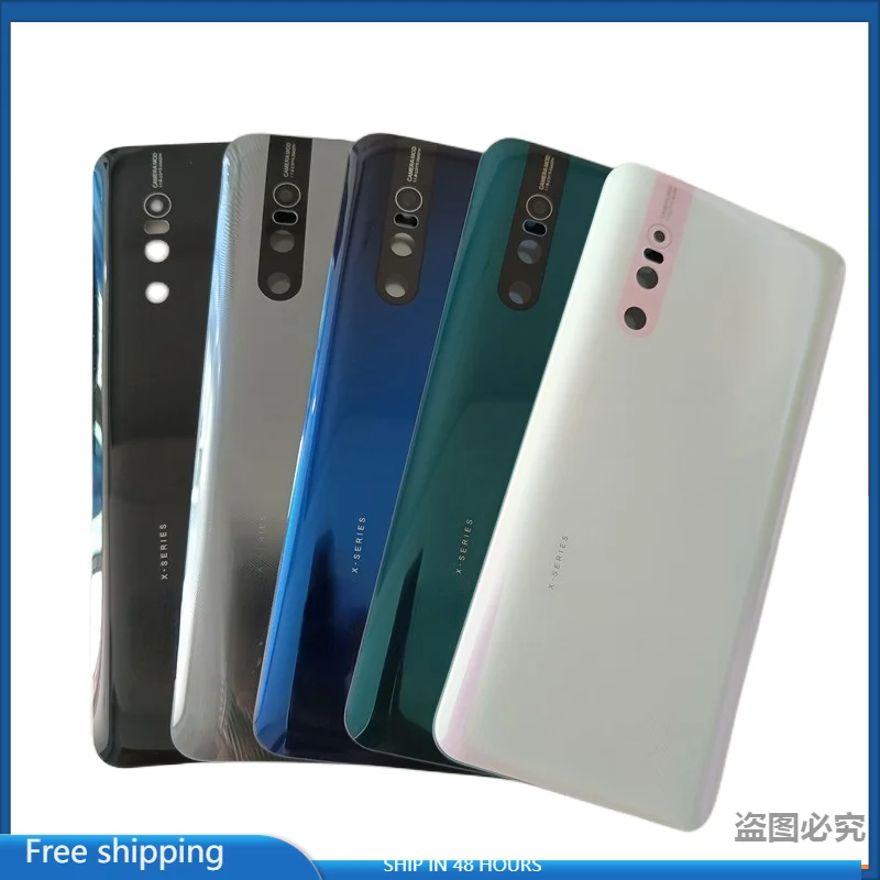 

For Vivo X27 Glass Battery Cover Back Rear Cover Door Housing Replacement Parts For Vivo X27 V1829A V1838A Battery Back Cover