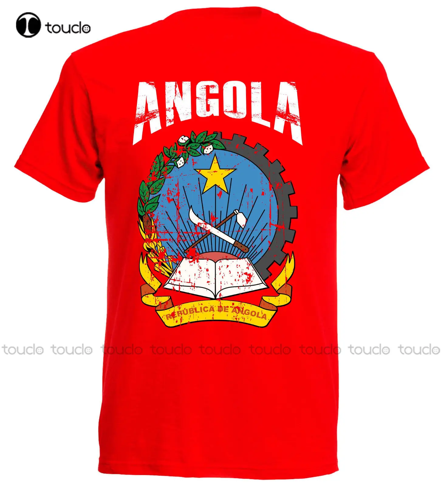 

New T Shirt Cotton Men Short Sleeve Hot Summer Sale Angola T-Shirt Vintage Men'S Footballer Fashion Classic Unisex S-5Xl Xs-5Xl